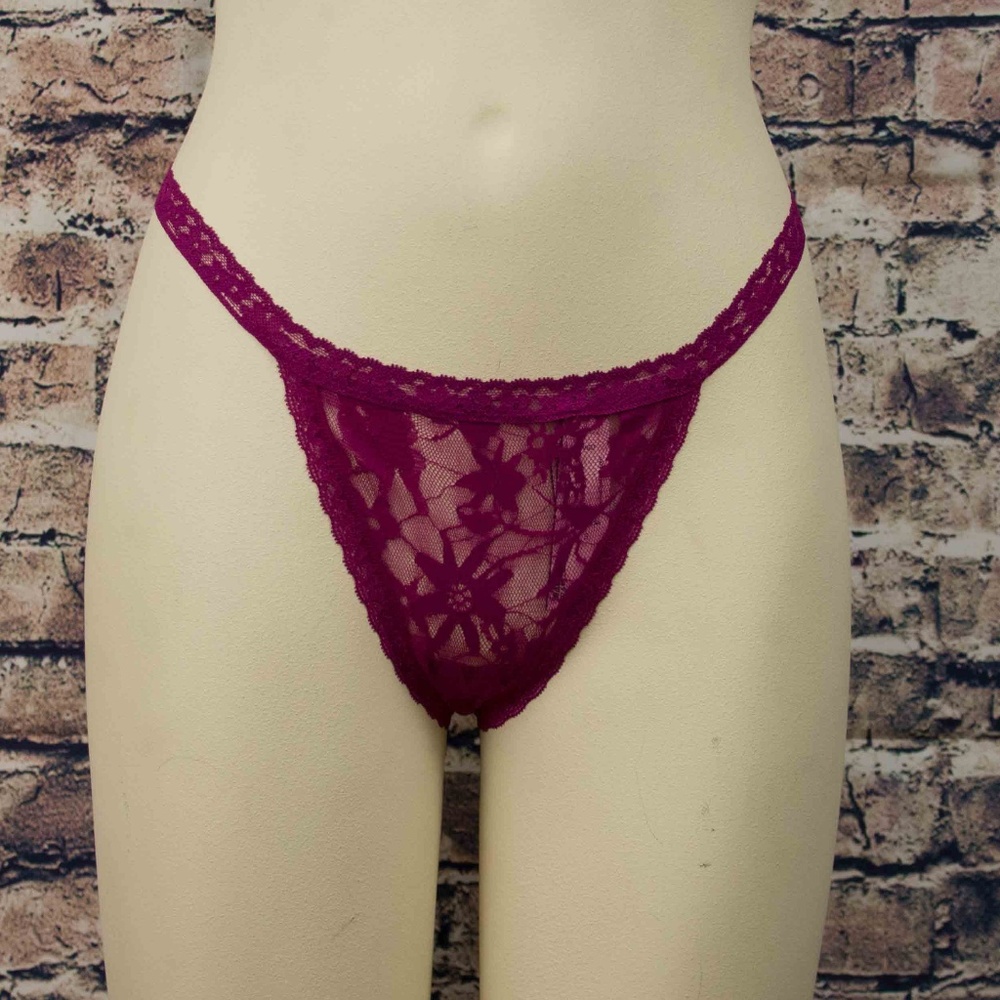 Victoria Secret Floral Lace V-String Panty